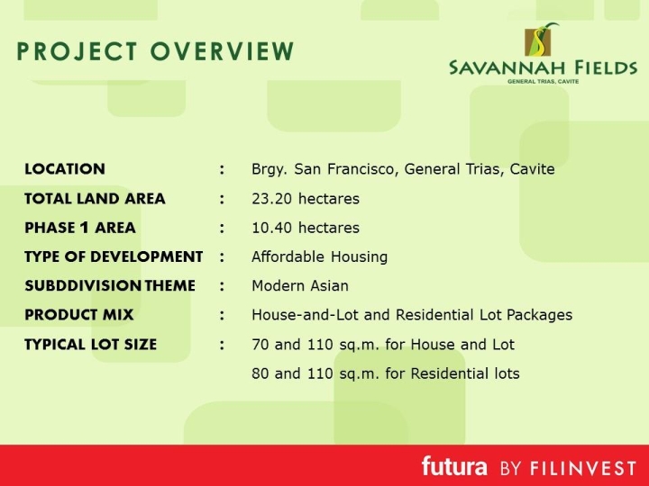 Savannah Fields House and Lot - Brgy. San Francisco, General Trias