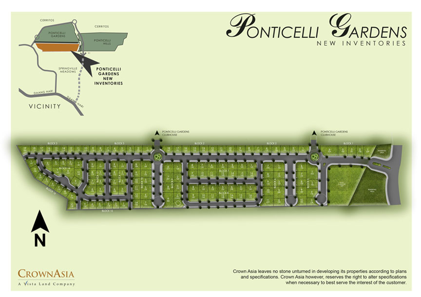 Ponticelli House and Lot Daang Hari, Bacoor, Cavite Crown Asia